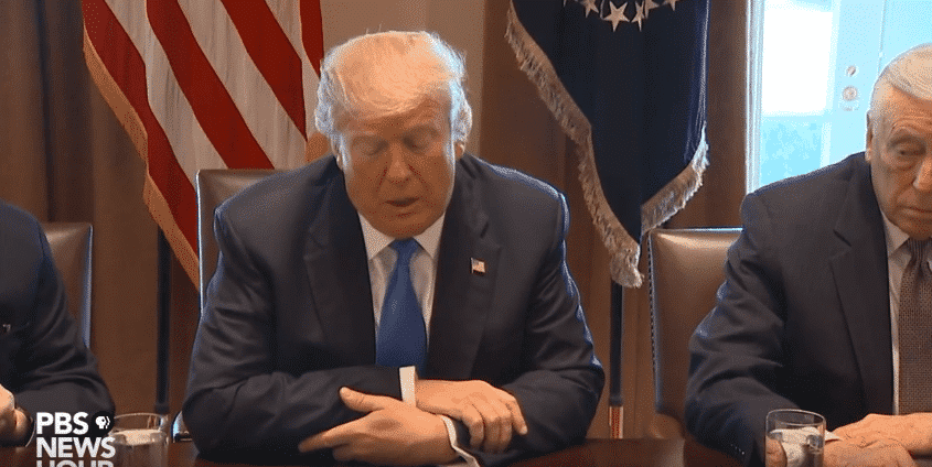 Reunión de Presidente Trump y Líderes Congresistas 9 enero 2018