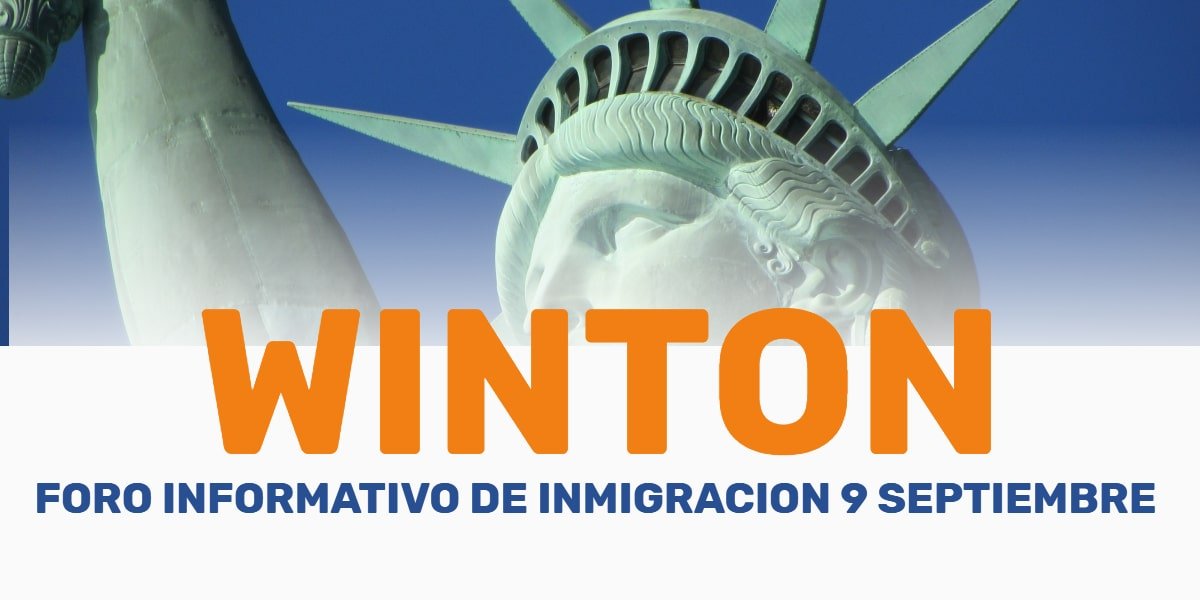 Foro Informativo de Inmigración en Winton 9 Septiembre 2019 cviic