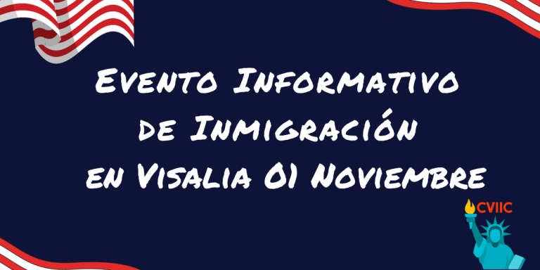 Taller de Inmigracion en Visalia 01 Noviembre 2023