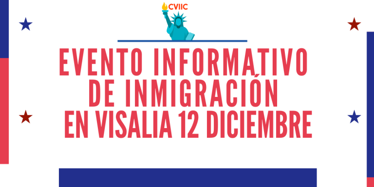 Taller de Inmigracion en Visalia 12 Diciembre 2023