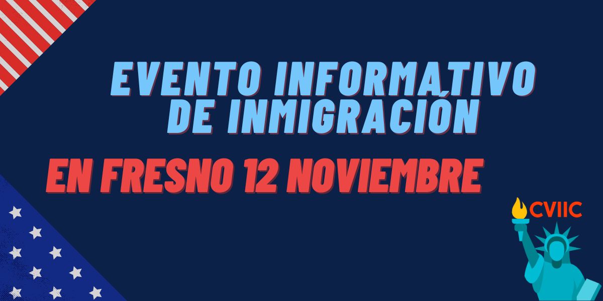 Evento Informativo de Inmigracion 12 Noviembre