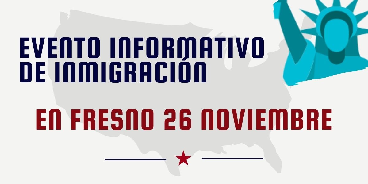 Evento Informativo de Inmigracion 26 Noviembre