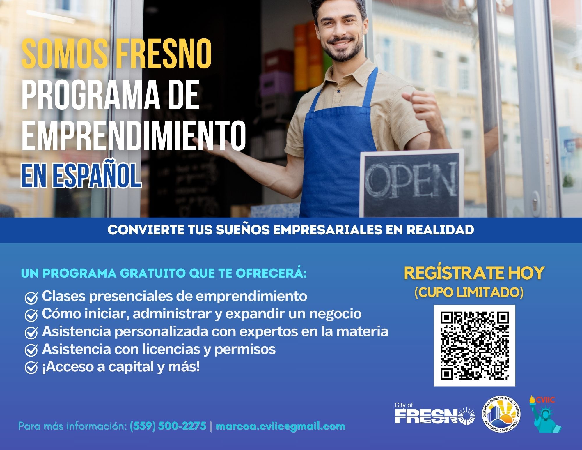 CVIIC ofrece cursos de capacitación para inmigrantes emprendedores