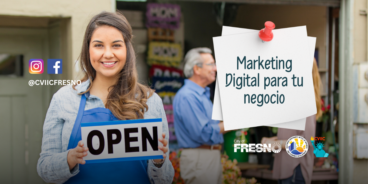 CVIIC ofrece Curso Gratis de Marketing Digital para Emprendedores en Fresno