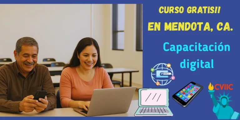 Capacitación digital en Mendota, CA | Curso gratuito